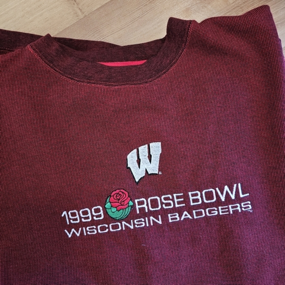Vintage 1999 Wisconsin Badgers Rose Bowl‎ Sweatshirt Size XL